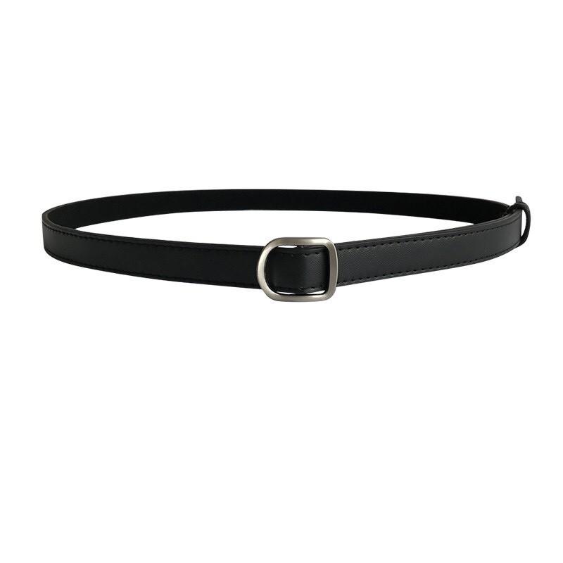 DÂY NỊT HÌNH THOI Nam nữ Unisex ulzzang Không lỗ tiện lợi - Dây thắt lưng nam nữ bản nhỏ 1.8cm