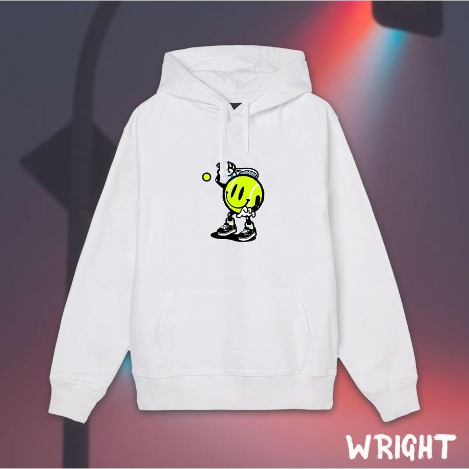 Áo hoodie Wright playing tennis bigsize unisex