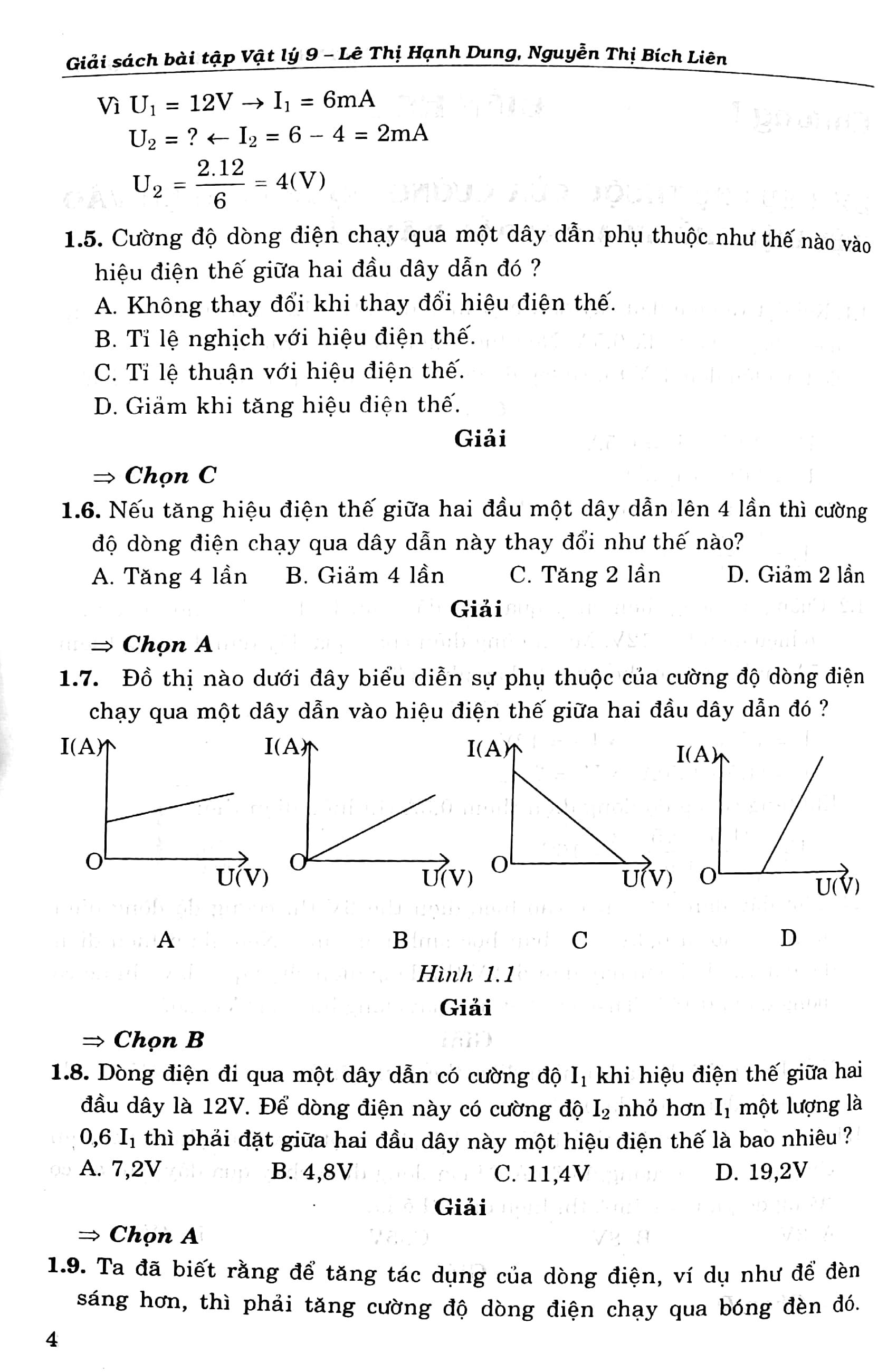 Giải Sách Bài Tập Vật Lí 9 (Phiên Bản Mới Nhất)