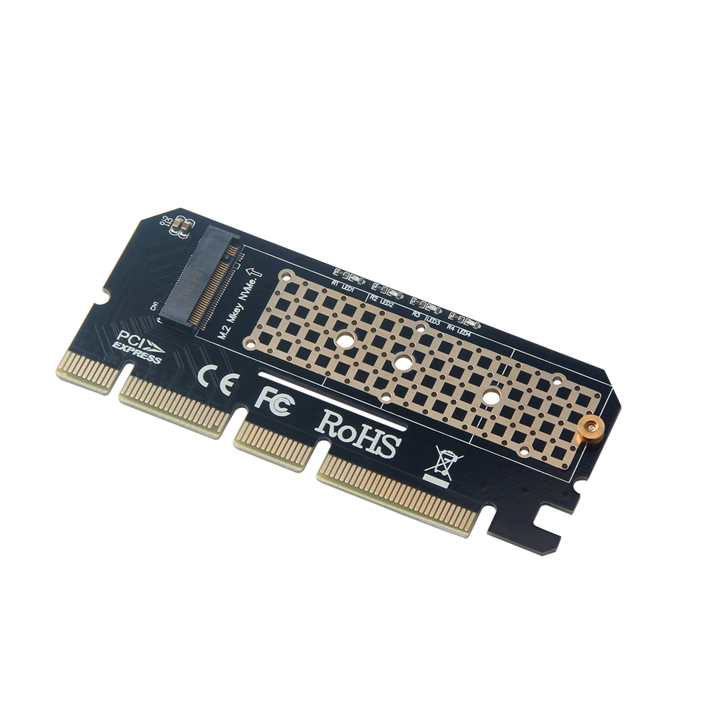 Bộ Chuyển Đổi Thẻ M.2 Nvme SSD Ngff Sang PCIe3.0 X16 Hỗ Trợ Thẻ PCI Express 3.0 X4