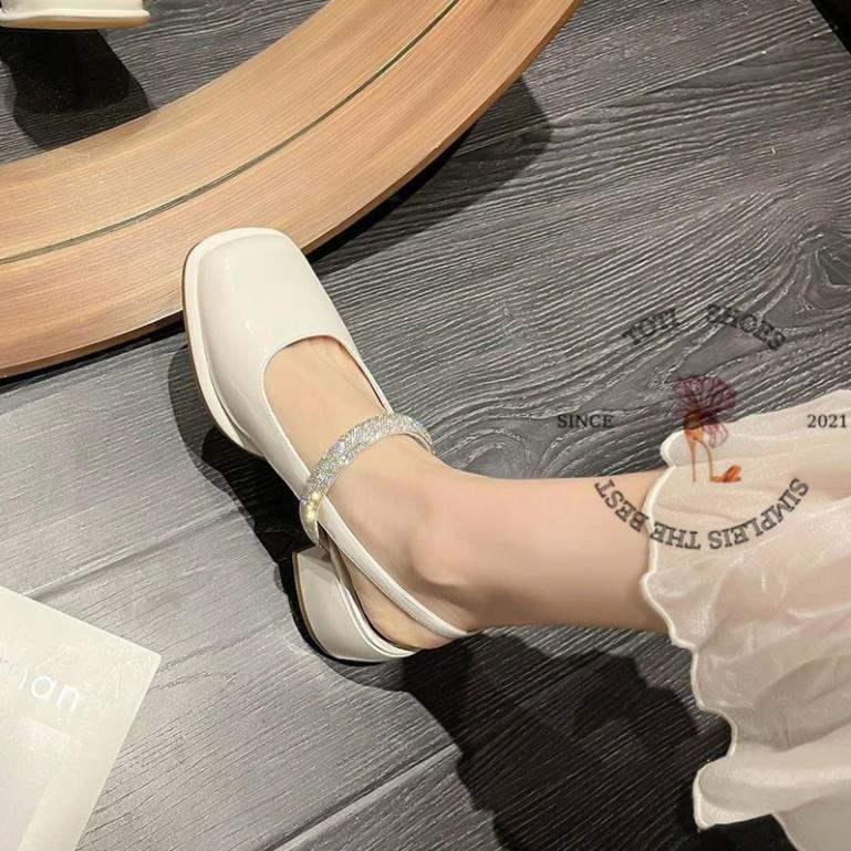 Hàng cao cấp GIÀY THỜI TRANG TOTIIE STORE - SANDAL CAO GÓT BÍT MŨI NỮ TÍNH - SỤC NỮ HỞ HẬU QUAI CÀI - G2209060