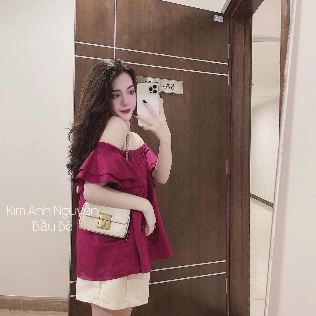 Sét áo đũi trễ vai và quần tuyết mưa cao cấp