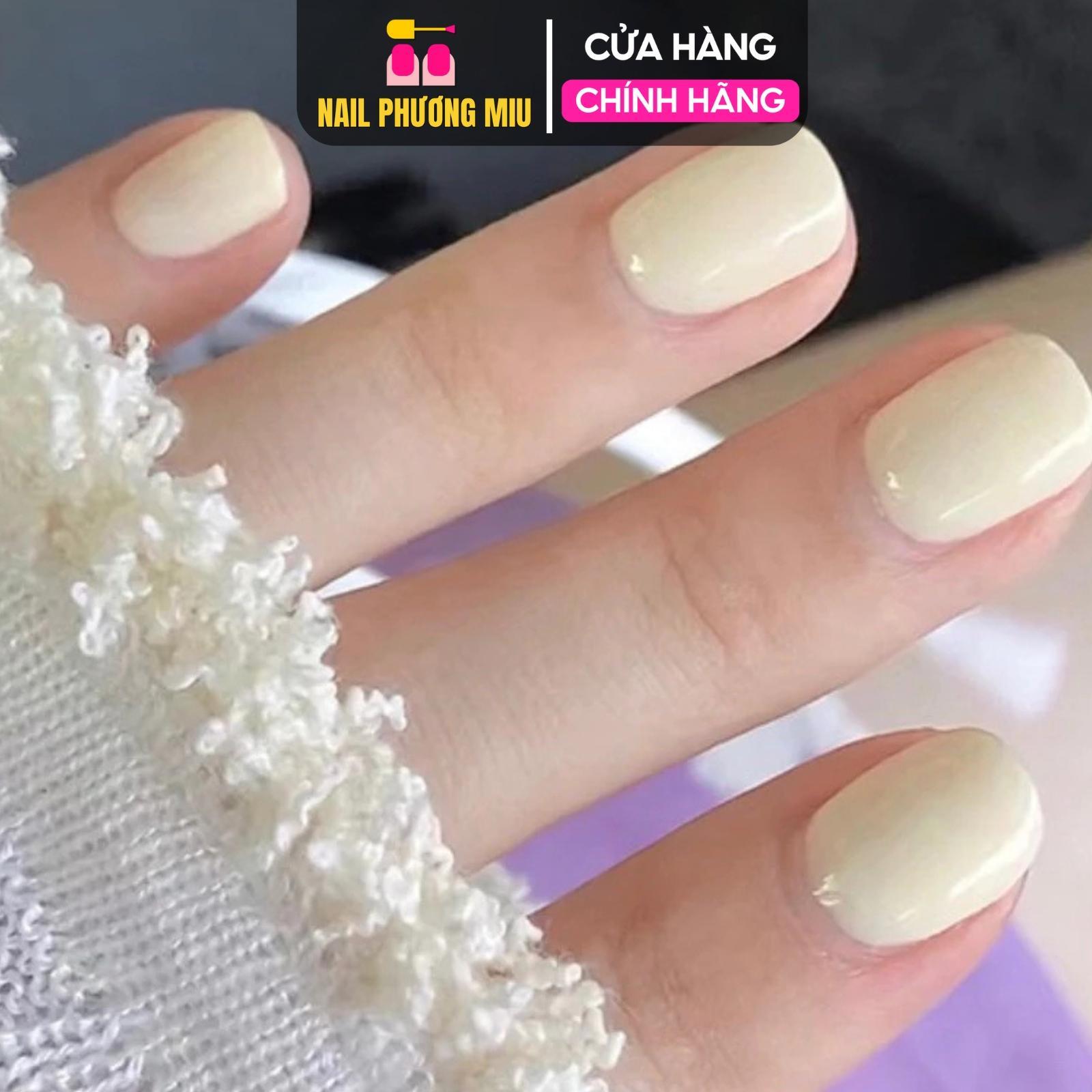 Sơn Gel Lẻ Mxbon Màu Trắng Sữa 15ml Làm Nail, Đậm Đặc, Siêu Mướt, Lên Màu Chuẩn, Bóng Bền Đến 45 Ngày Nail Phương Miu Nữ Women
