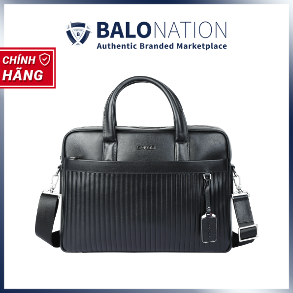 Cặp Da Công Sở Laptop 14 Inch SAKOS VIZIO Cao Cấp - Hàng Chính Hãng - BH Dài Hạn