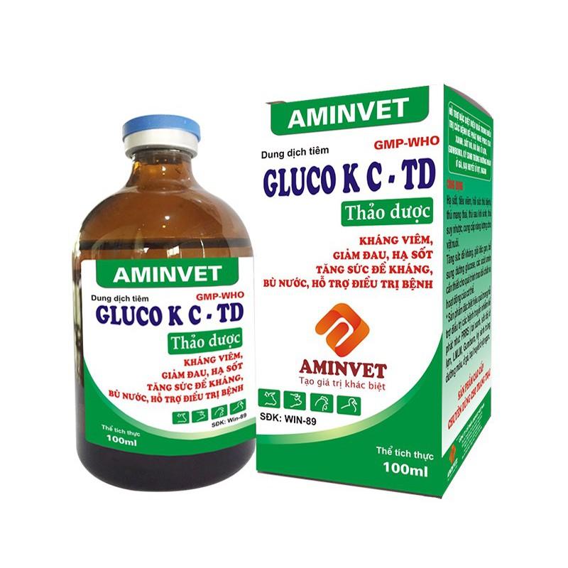 Gluco K C (100ml) aminvet - chỉ dùng trong thú y