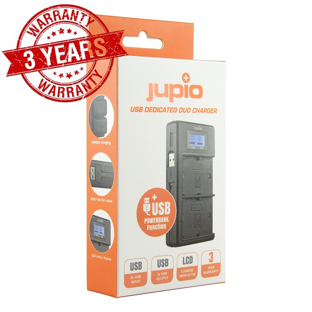 Sạc đôi pin máy ảnh hàng chính hãng Jupio LP-E6 / LP-E6N / LP-E6NH