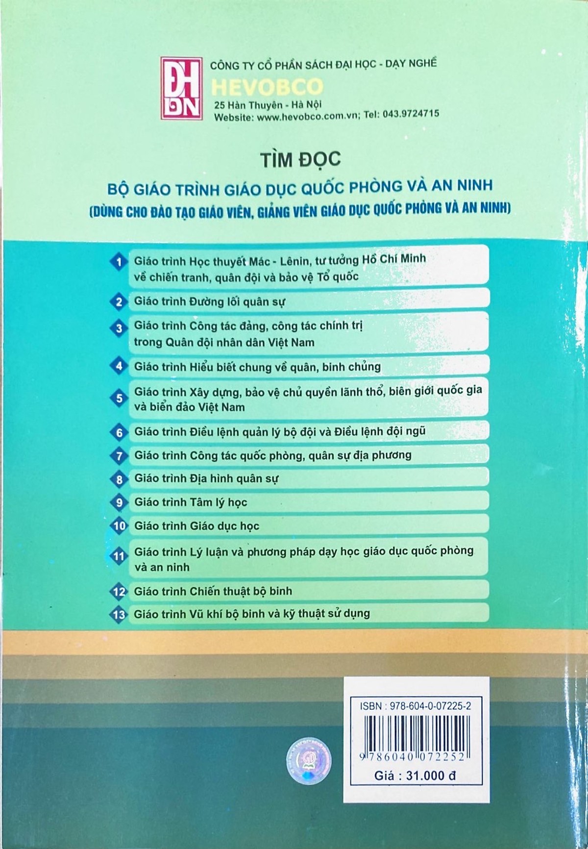Giáo trình Học thuyết Mác - Lênin, tư tưởng Hồ Chí Minh về chiến tranh, quân đội và bảo vệ Tổ quốc
