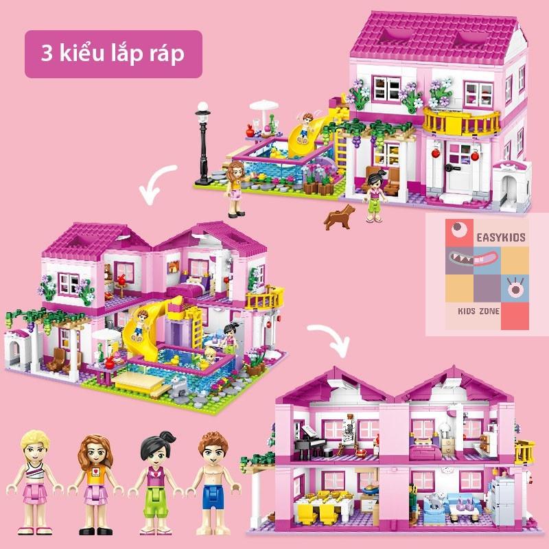 Đồ chơi lắp ráp xếp hình Biệt thự mùa hè hai lớp Summer Villa giúp trẻ phát triển trí tuệ
