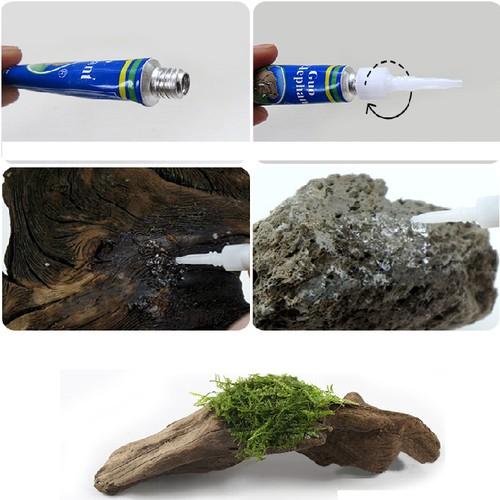 Keo dán rêu thủy sinh - gắn rêu, ráy và cây thủy sinh - phụ kiện cá cảnh - shopleo
