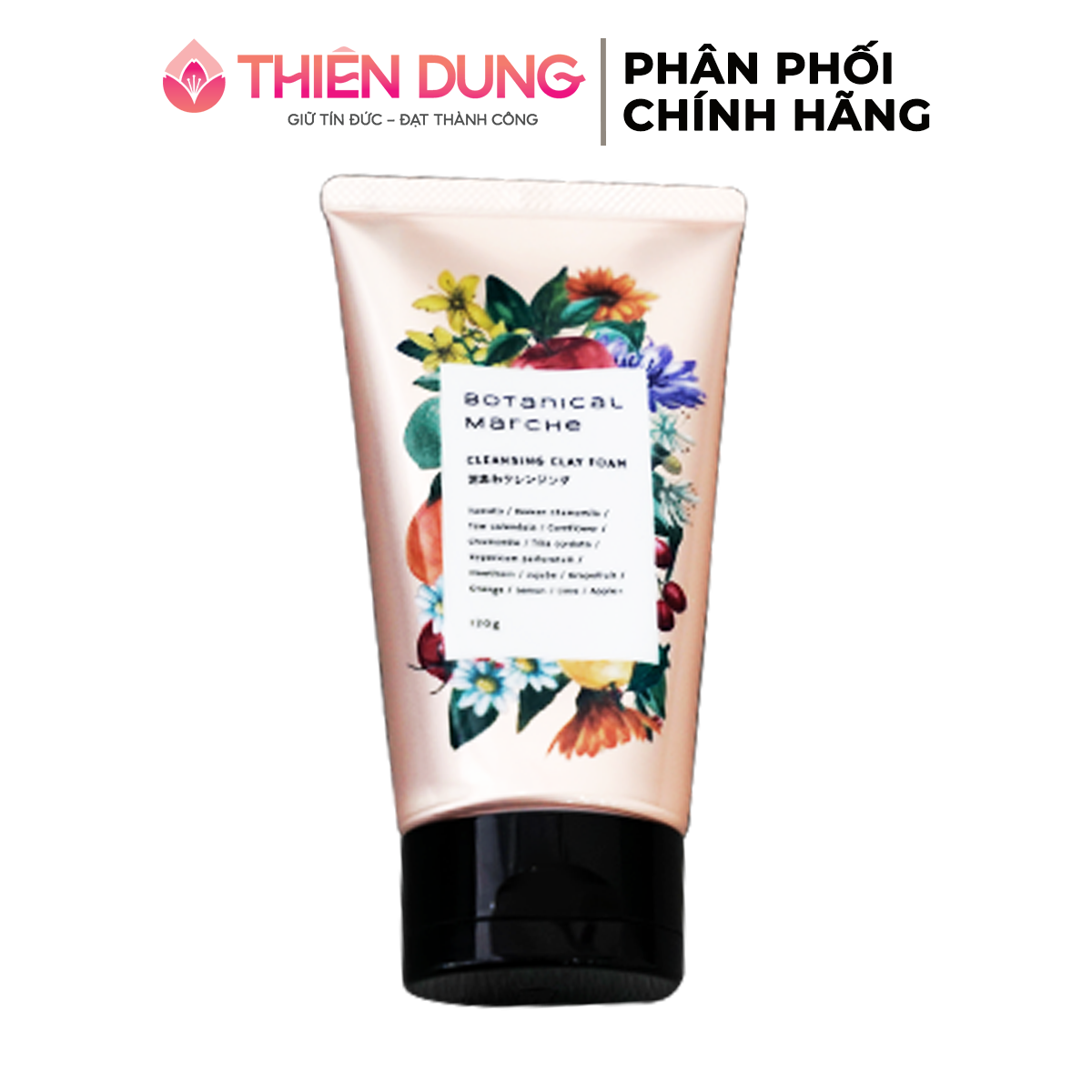 Sửa Rửa Mặt 14 Loại Thảo Mộc Botanical Marche Cleasing Clay Foam