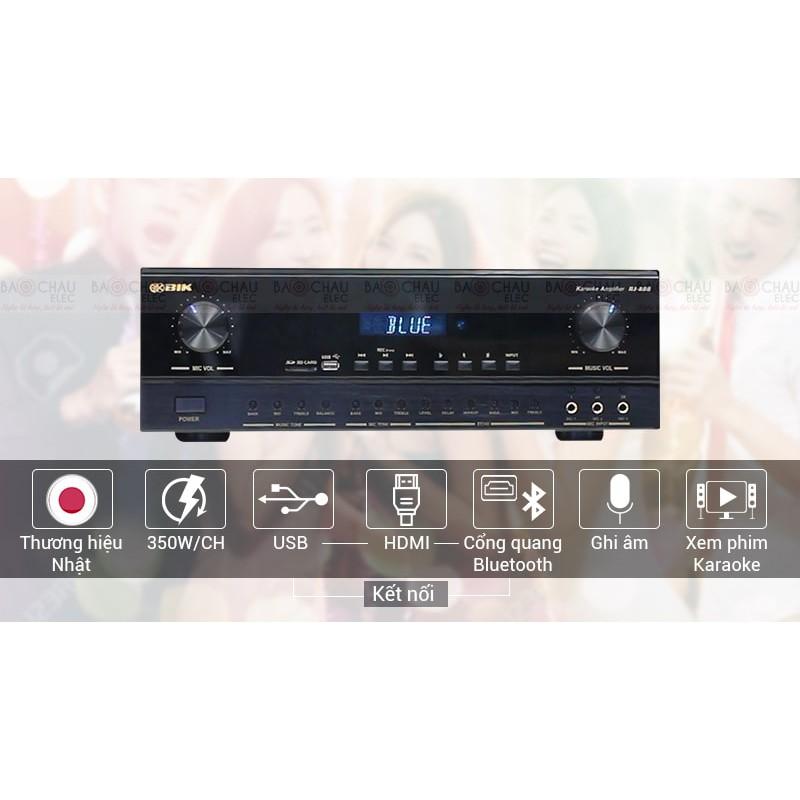 Amply Karaoke BIK BJ A88 Nhật - Karaoke Nghe Nhạc Xem Phim Hay - hàng chính hãng