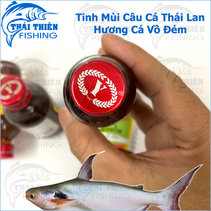 Tinh Mùi Câu Cá Thái Lan, Hương Dụ Cá Vồ Đém, Cá Tra Bần Chai 58ml