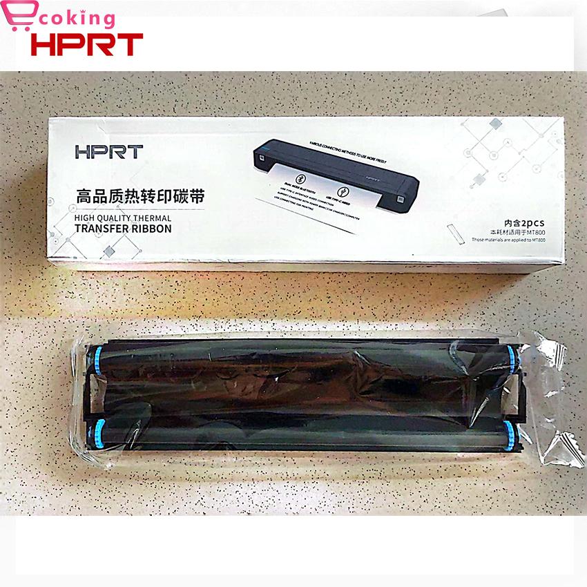 Ruy băng dành cho máy in nhiệt HPRT800 ECOKING Keykits-Với Chức Năng RFID Cho Máy In Chuyển Nhiệt A4 Di Động, in được 50