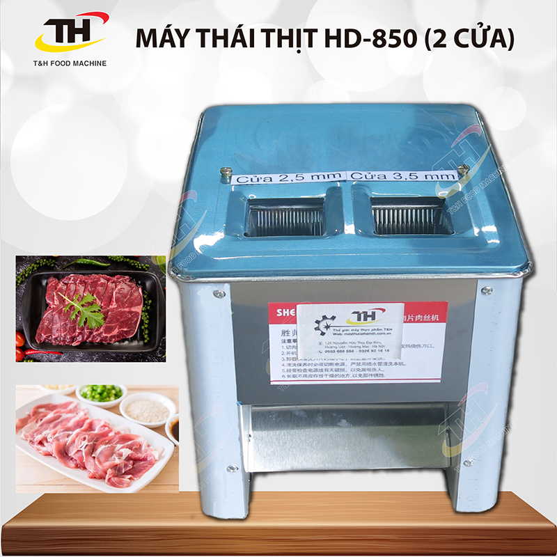 Máy Thái Thịt HD-850-2 Cửa Dao