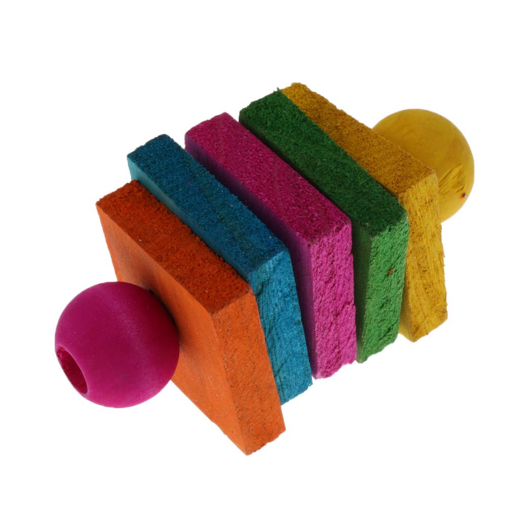 Hanging Chew Toy Parrot Chewing Toy with a Bell Teeth Care Treat and Chew ##1
