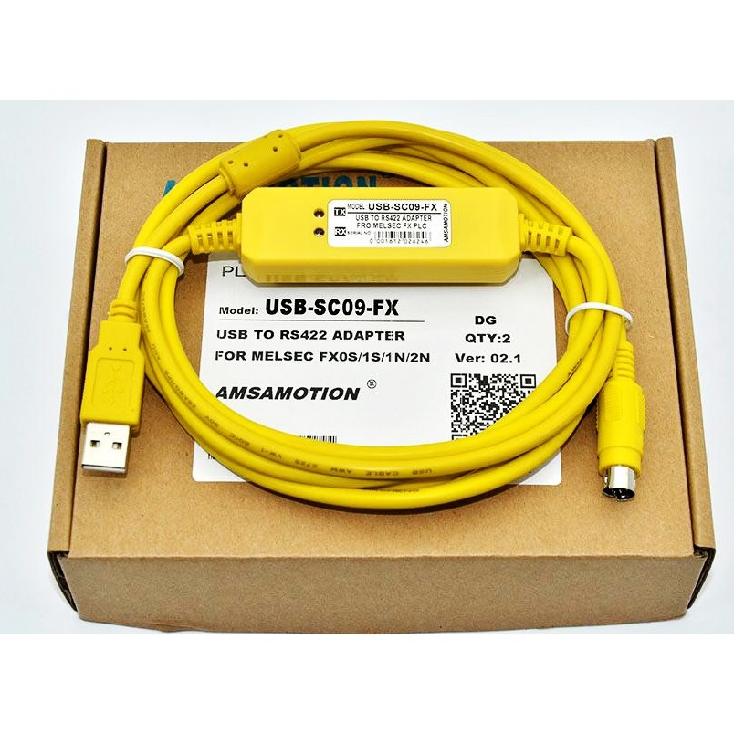 Cáp lập trình PLC Mitsubishi USB-SC09-FX - Hàng Nhập Khẩu