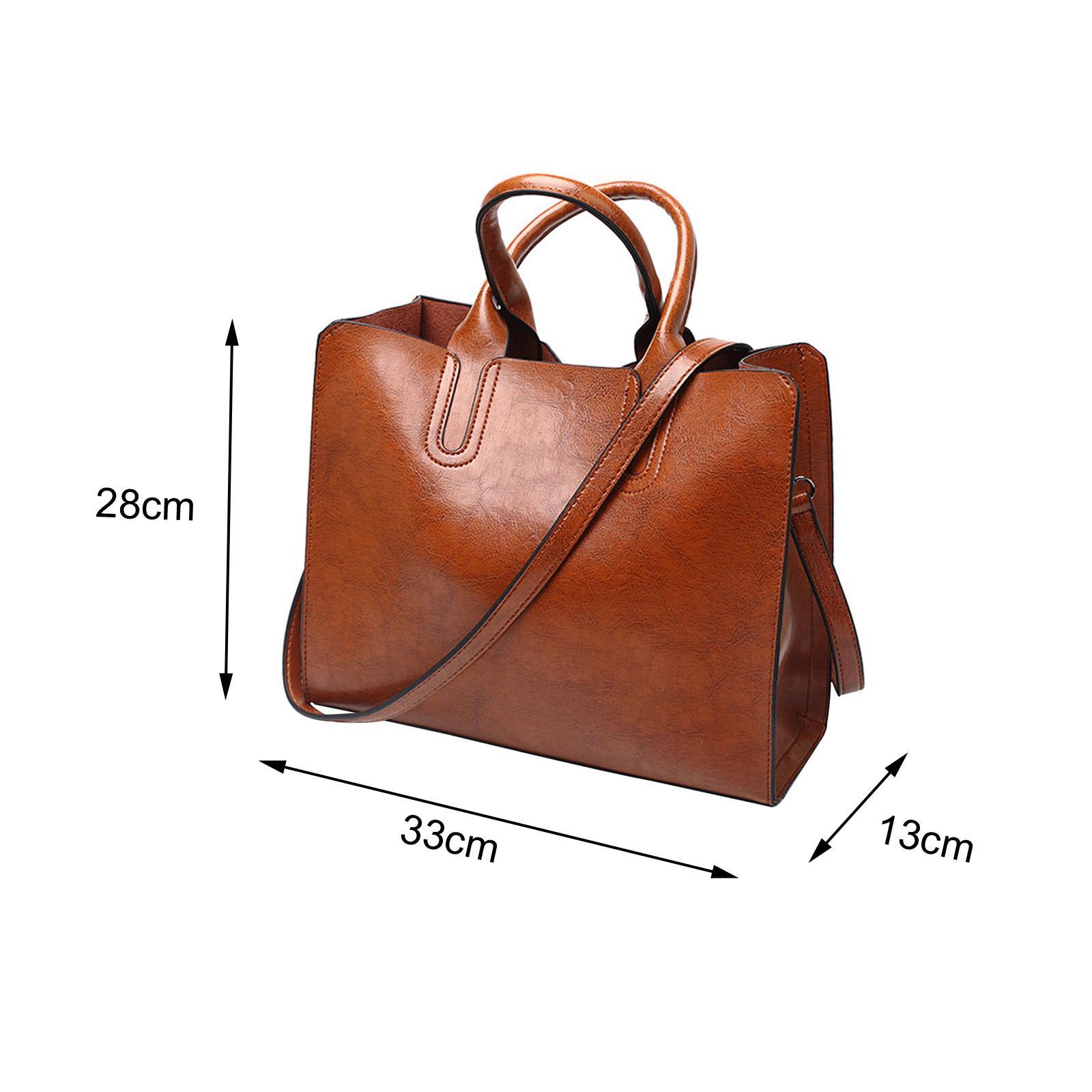 Fashion Womens Leather Handbag Top Handle Tote Satchel Shopping Bags for Holiday Casual