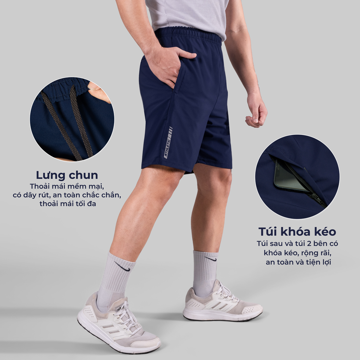 Quần thể thao nam TSIMPLE Q000511