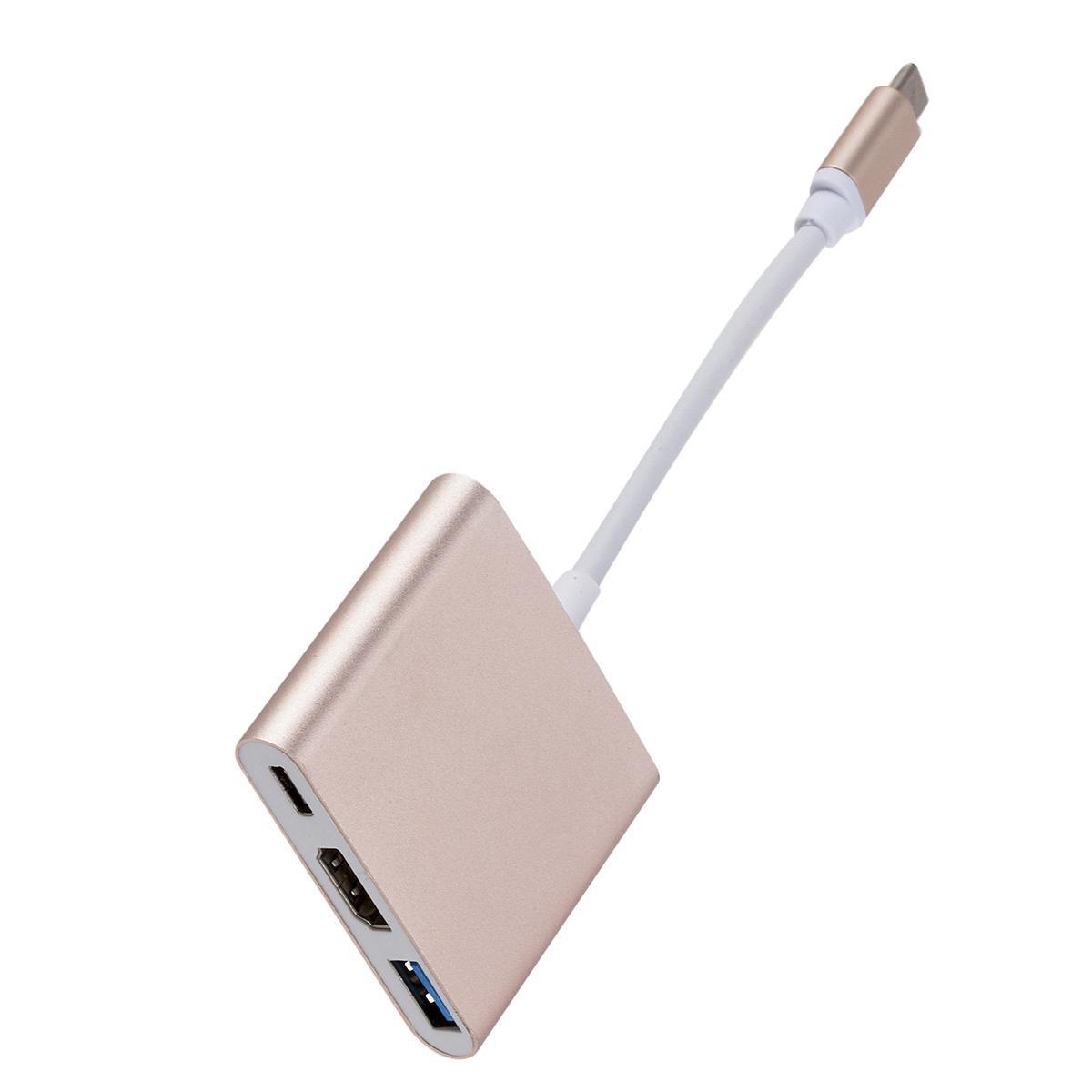 Loại giao hàng nhanh 3 trong 1 Hub 3.0HUB HD 4K loại sạc PD sang trạm chuyển đổi HD