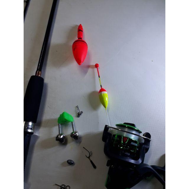 Bộ cần 2 khúc và máy kèm phụ kiện Siêu rẻ, siêu đẹp, siêu chất lượng