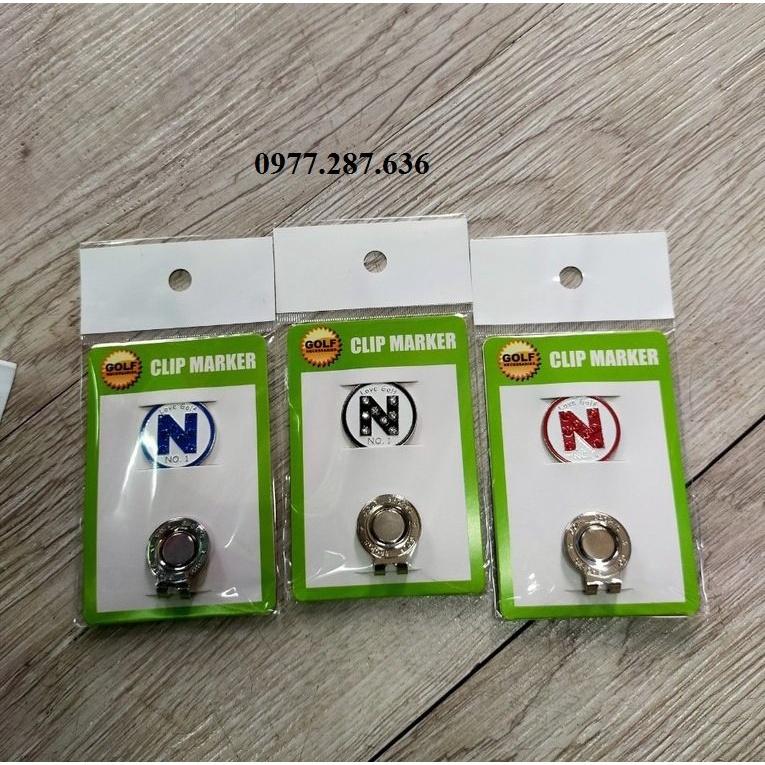 Mác bóng chơi golf clip marker đánh dấu vị trí kẹp nam châm loại đẹp MT005