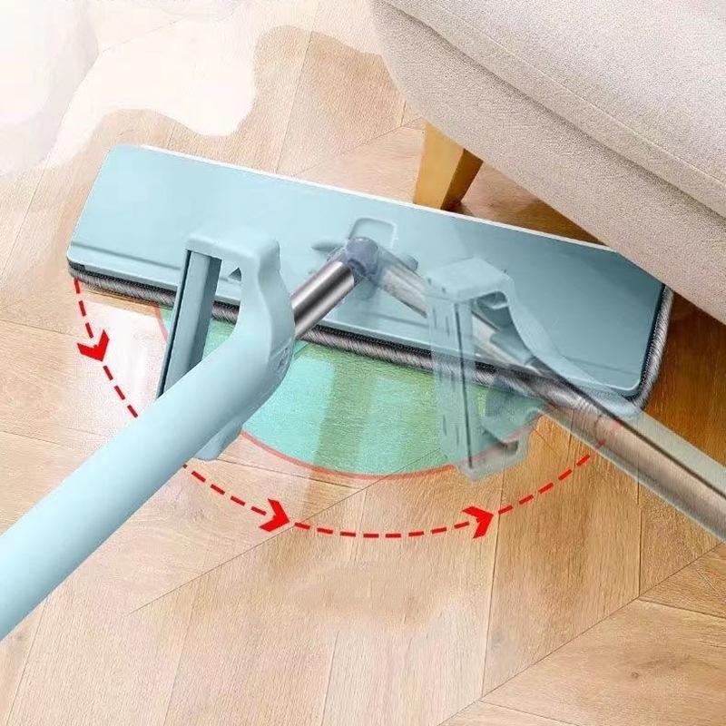 Cây lau nhà tự vắt thông minh  xoay 360 màu xanh