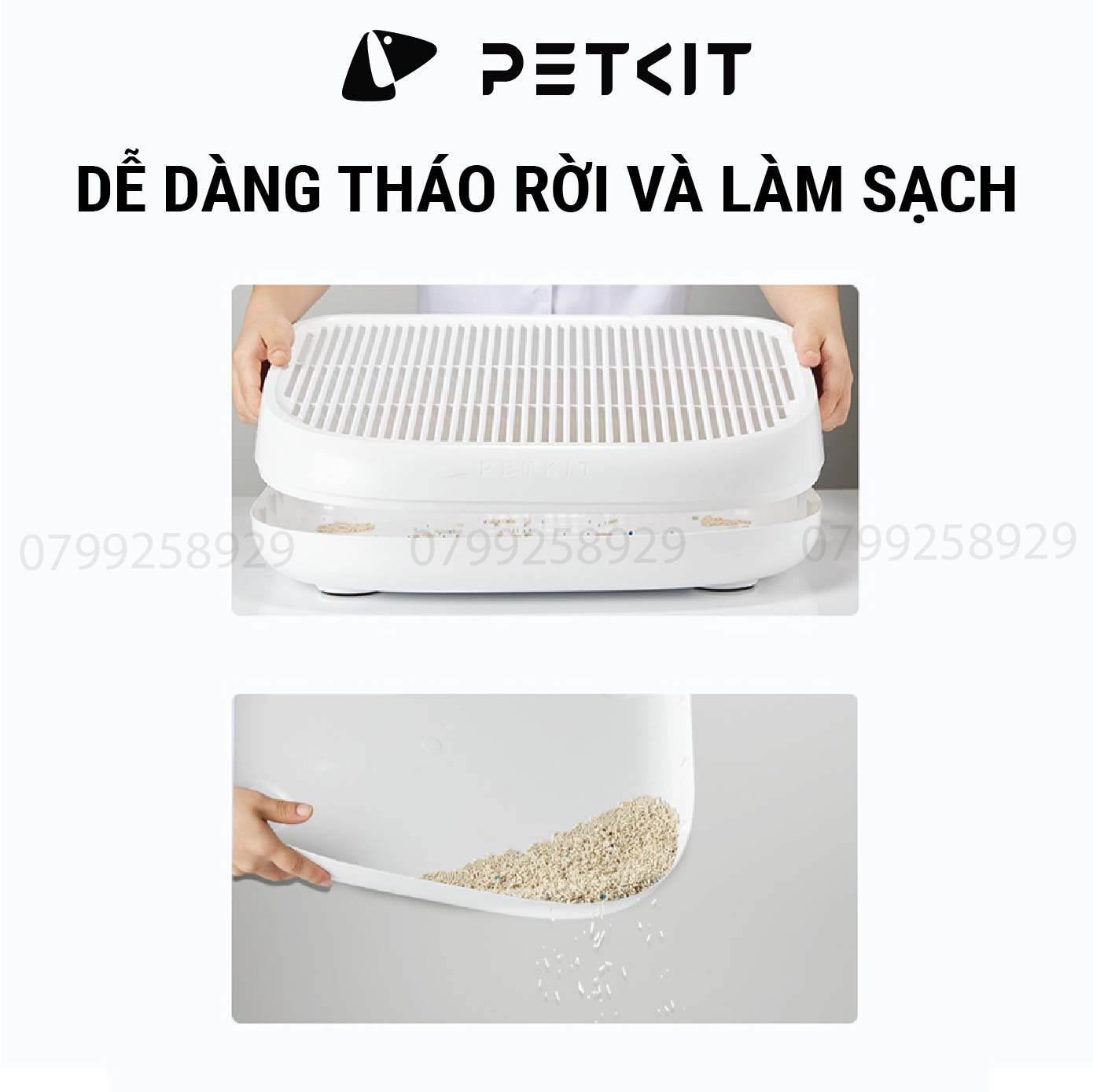 Bậc Thang Hứng Cát Petkit Dành Riêng Cho Máy Vệ Sinh Pura X và Pura Max