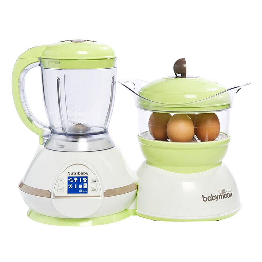 Máy Xay Hấp Đa Năng Nutribaby 5 In 1 Babymoov 1000203 (Xanh)