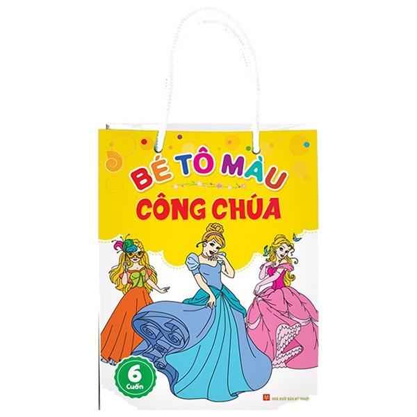 Túi Bé Tô Màu Công Chúa ( 6 Cuốn )