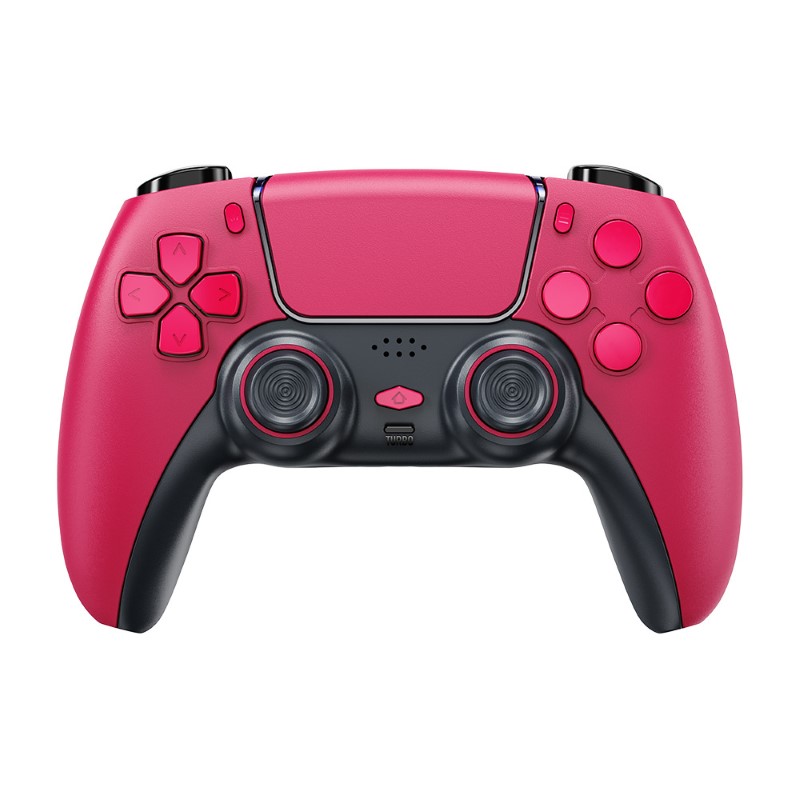 Gamepad Không dây Bluetooth PS4 T411 Red cho máy tính - điện thoại - máy game - Pin Sạc TypeC