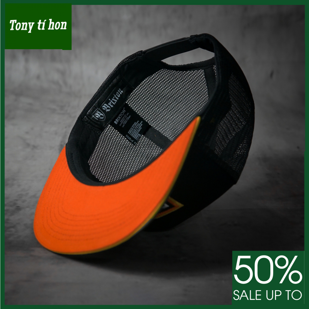 Tony tí hon - Mũ/nón kết lưỡi trai Snapback BT mùa xuân phối lưới thời trang nam nữ cao cấp