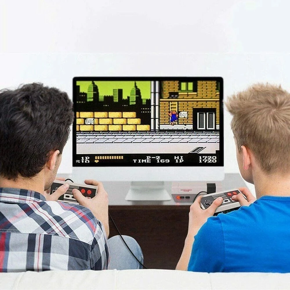 Máy chơi game NES classic 620 trò chơi cổ điển, máy chơi game 4 nút cổ điển Đầu Ra AV - Hàng nhập khẩu