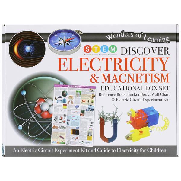 Wonder Of Learning - STEM Discover Electricity & Magnetism - Educational Box Set