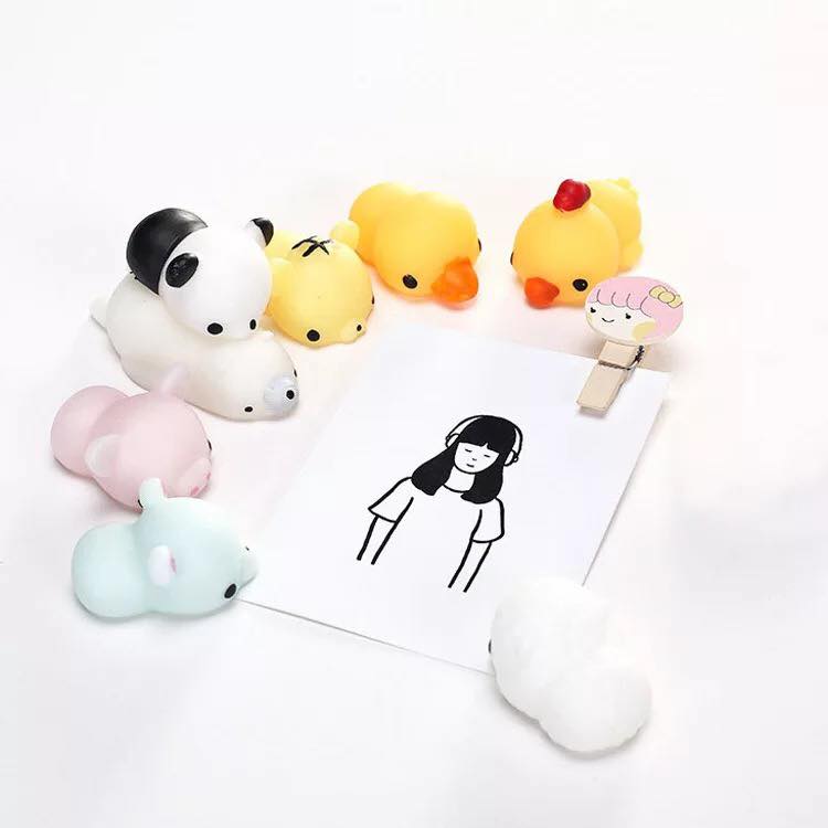 Combo từ 5 CON TRỞ LÊN Squishy Mochi mềm dẻo hình thú đáng yêu