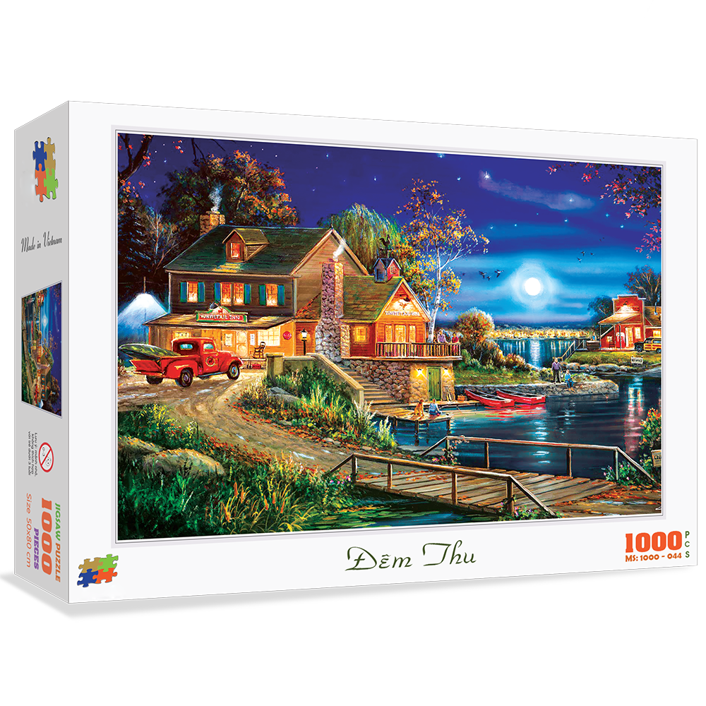 Bộ tranh xếp hình cao cấp 1000 mảnh – Đêm Thu