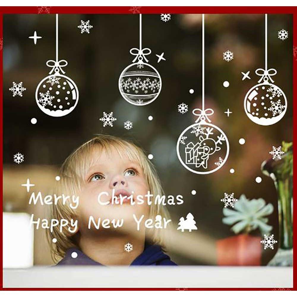 DECAL TRANG TRÍ NOEL 2 MẶT 2021 SỐ 28