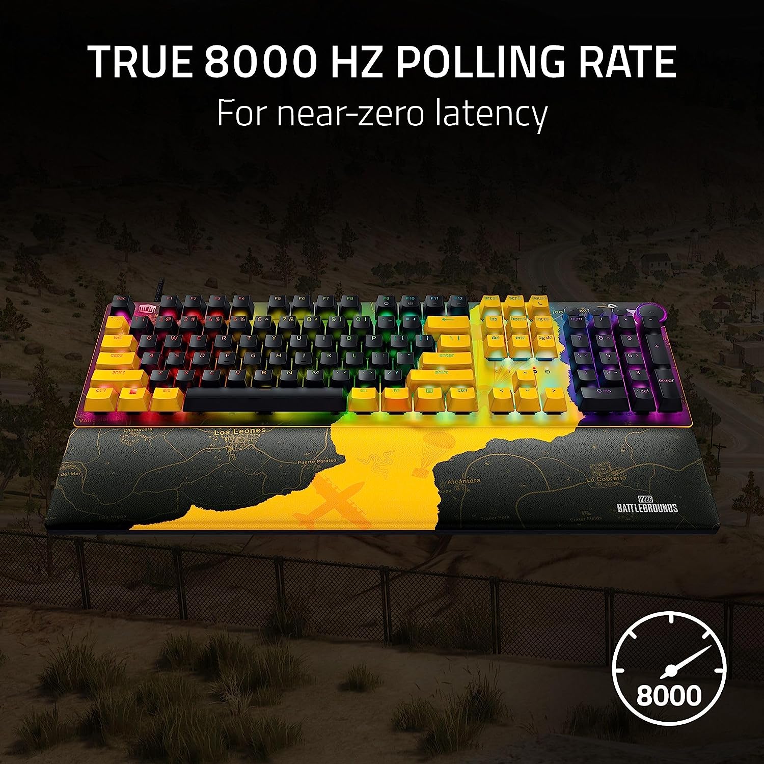 Bàn phím Razer Huntsman V2 PUBG: BATTLEGROUNDS Edition