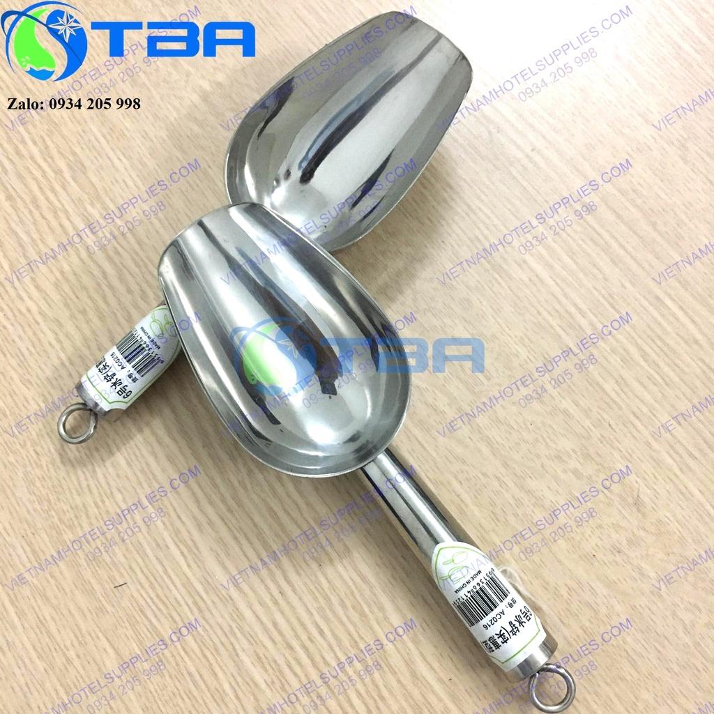 Muỗng xúc đá,hạt rang chất liệu inox nhập khẩu cao cấp cho quán bar nhà hàng