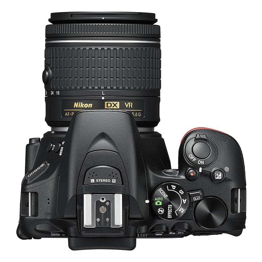 Máy Ảnh Nikon D5600 Kit AF-P 18 - 55mm VR (24 MP) (Hàng Chính Hãng) - Tặng Thẻ 16G + Túi Máy + Tấm Dán LCD
