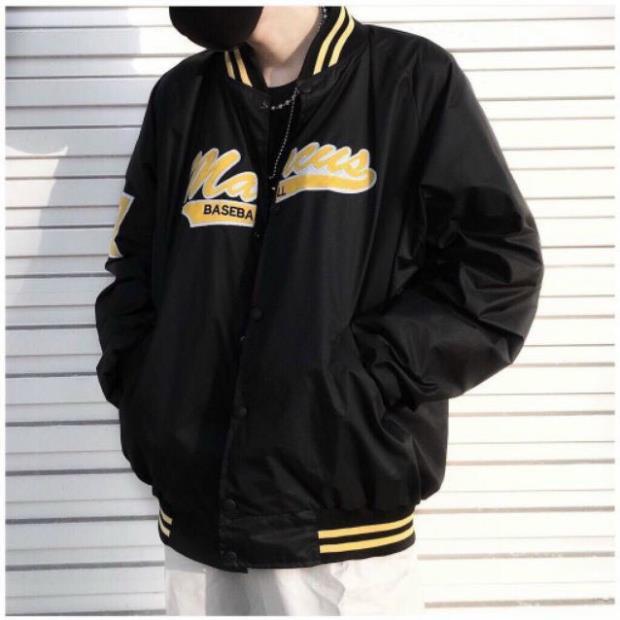 Áo Khoác Dù BOMBER Bóng Chày Dáng unisex form rộng phong cách ulzzang chống nắng tốt