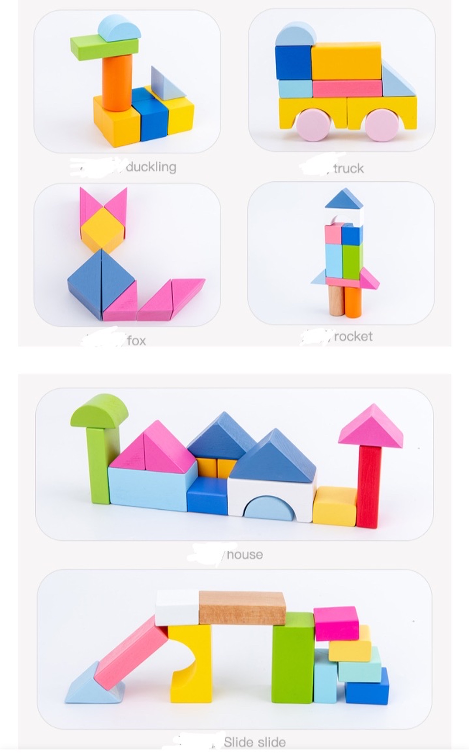 Đồ Chơi Xếp Hình Bằng Gỗ 100 Chi Tiết - Loại Tốt