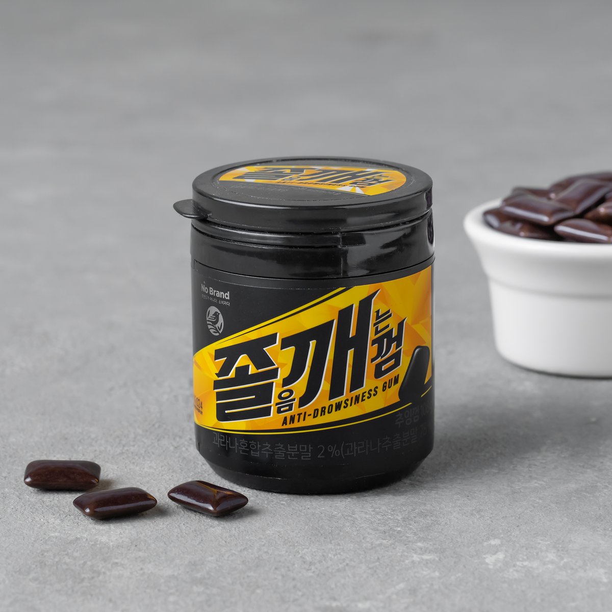 Kẹo Cao Su Sing Gum Chống Buồn Ngủ Chiết Xuất Hạt Guarana Giàu Cafein No Brand Hũ 108g