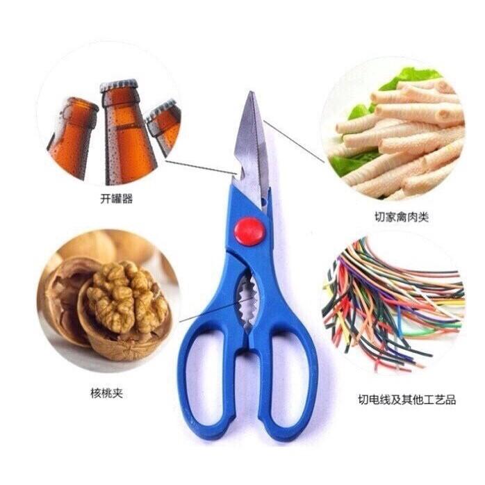 Kéo cắt thực phẩm, khui bia nhà bếp kiêm kẹp càng cua đa năng