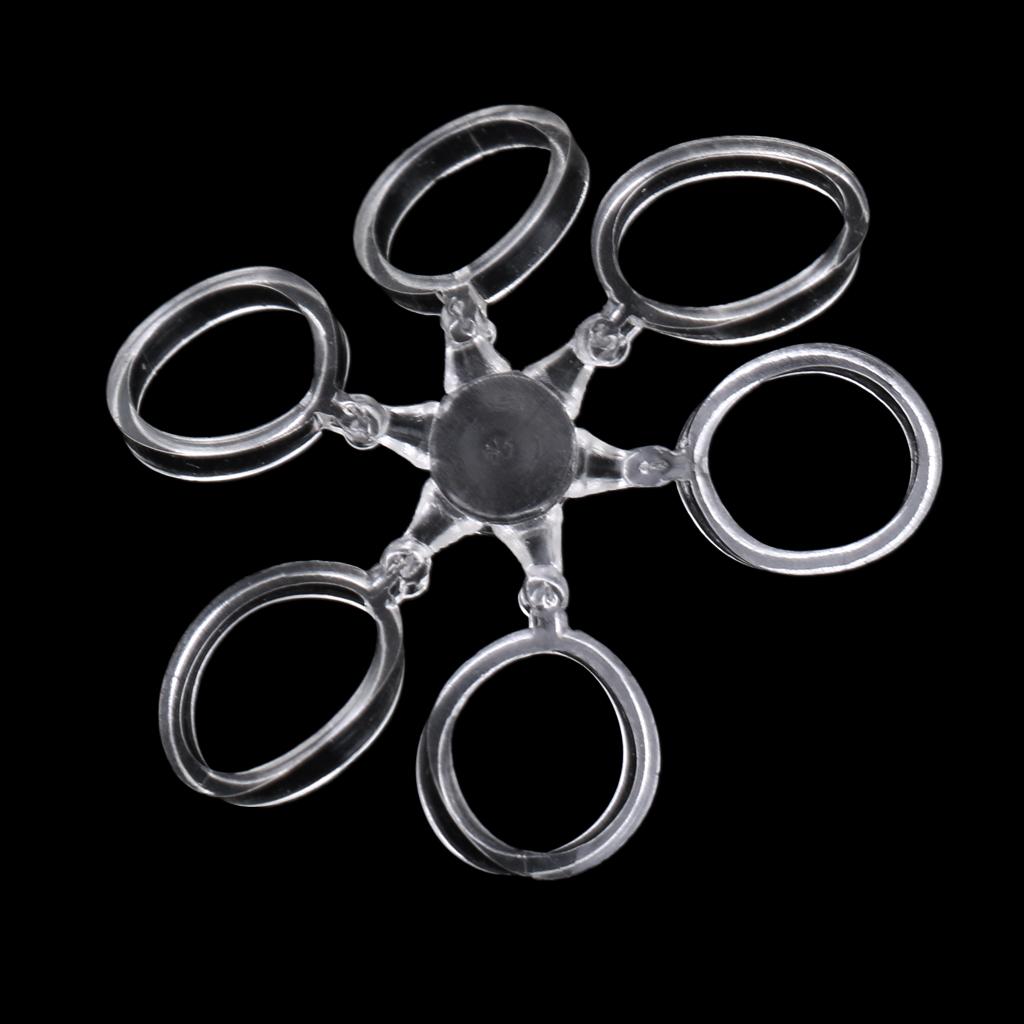 10pcs Clear Carp Coarse Fishing Pellet Boilies Bait Bands Terminal Tackle L