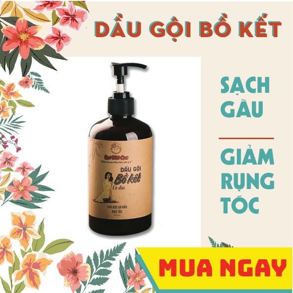 Dầu gội bồ kết cô đặc ‍️Dầu gội thảo dược sạch gàu, nấm ngứa, chống, ngăn rụng tóc, mọc tóc QUÊ MỘT CỤC- handmade