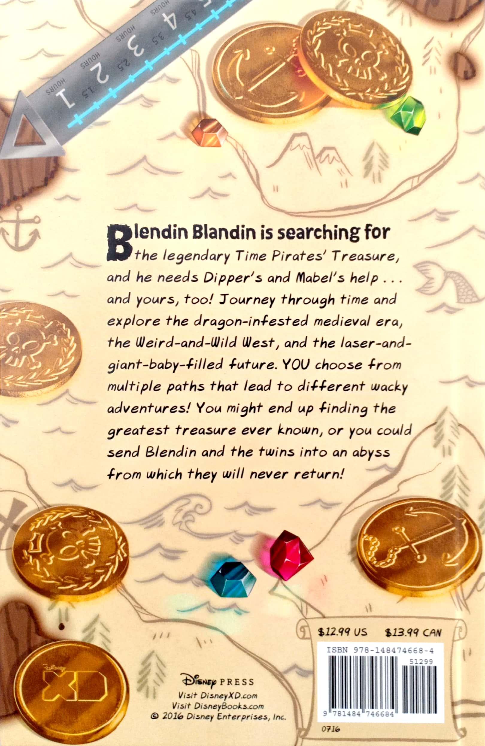 Sách Gravity Falls: Dipper And Mabel And The Curse Of The Time Pirates' Treasure! : A &quot;Select Your Own Choose-Venture!&quot;