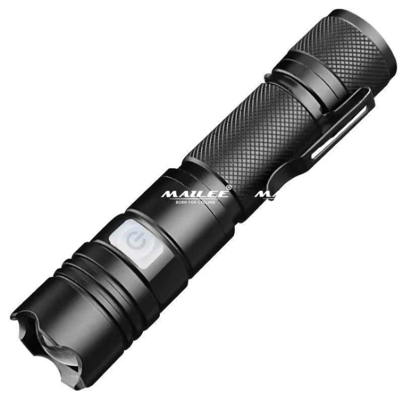 Đèn pin cầm tay mini siêu sáng gọn nhẹ dung lượng pin 4200 mah chống nước tốt có zoom xa gần MAI LEE