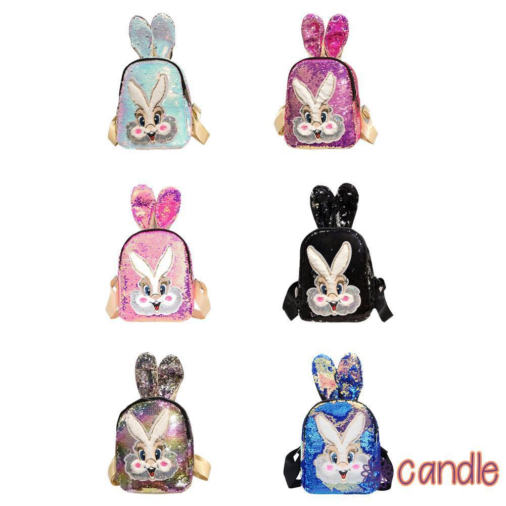 Ba Lô Tai Thỏ Lấp Lánh Đáng Yêu