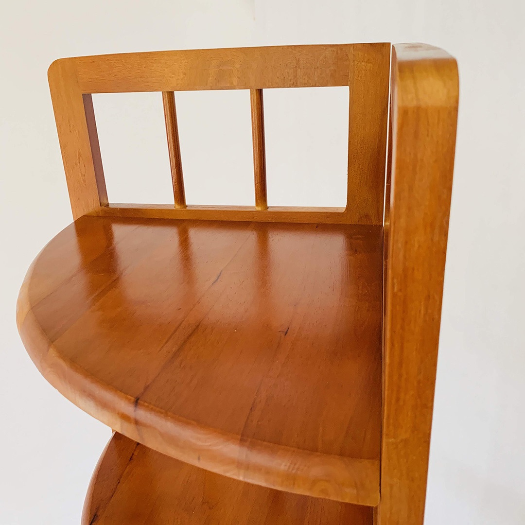 Kệ góc gỗ cao su-Lớn
