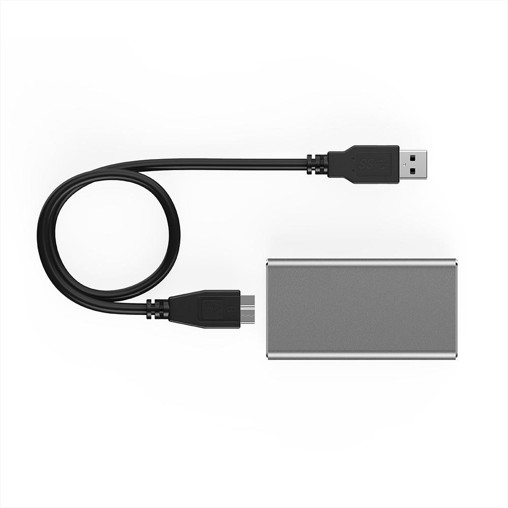 Vỏ bọc USB3.0 đến mSATA SSD Di động Bộ điều hợp ổ cứng thể rắn mSATA tốc độ cao